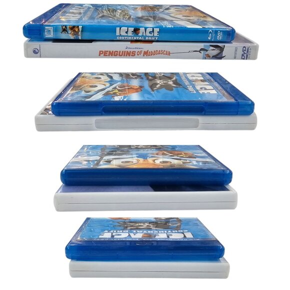 Ice Age Continental Drift Blu Ray Penguins Of Madagascar DVD Movie Bundle - Picture 4 of 11